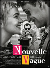 Nouvelle Vague Movie Poster Print showcasing French New Wave cinema.