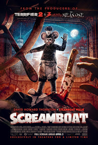 Screamboat Movie Poster Print showcasing classic animation art.