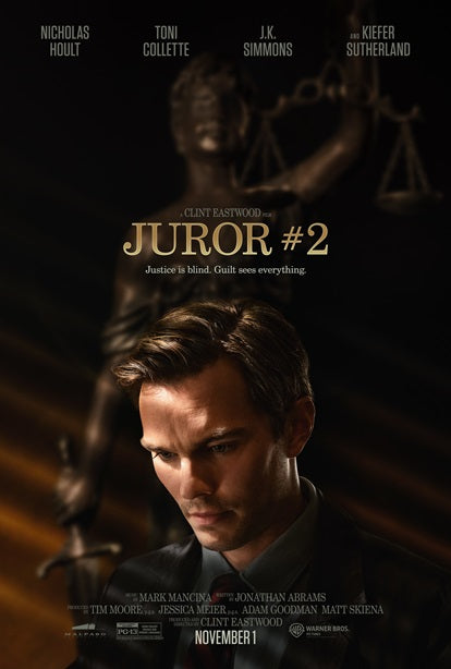 Juror #2 Movie Poster Print showcasing cinematic drama and intrigue.