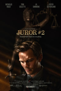 Juror #2 Movie Poster Print showcasing cinematic drama and intrigue.