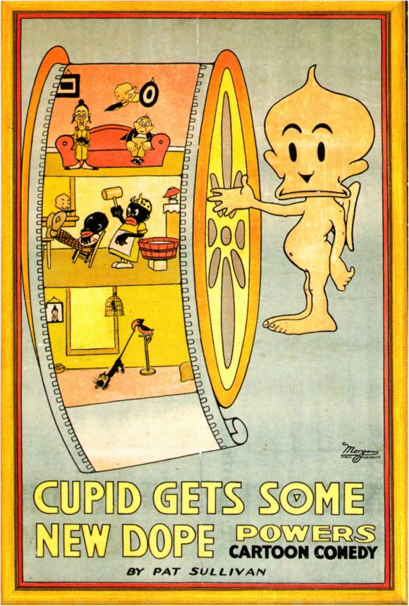 Cupid Gets Some New Dope Movie Poster Print showcasing playful art.