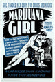 Marijuana Girl Movie Poster - 11x17 Print featuring vibrant colors and unique design.