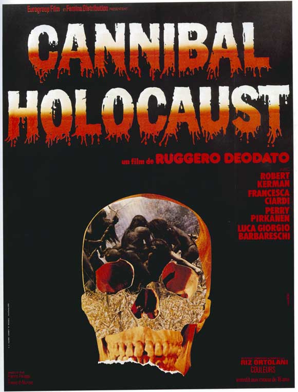Cannibal Holocaust Movie Poster Print showcasing horror film art