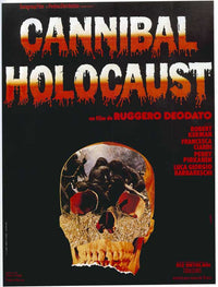 Cannibal Holocaust Movie Poster Print showcasing horror film art
