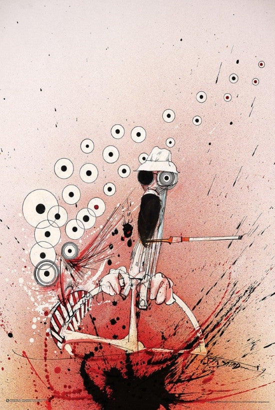 Hunter Driving Poster Print by Ralph Steadman - 22x34