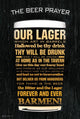 Beer Prayer Poster Print - Rolled Art for Home & Office