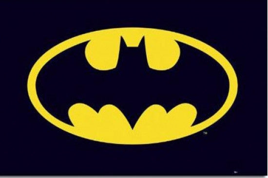 Batman Classic Logo Rolled Poster Print - 36x24