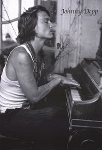Johnny Depp Piano Poster Print - 22x34 Rolled Poster