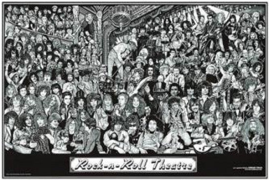 Rock & Roll Poster Print by Tom Masse - 22x32