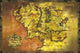 Lord of the Rings Middle Earth Map Poster Print