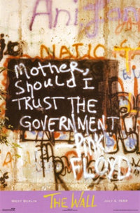 Pink Floyd Berlin Wall Poster Print - 22x34 Rolled Poster