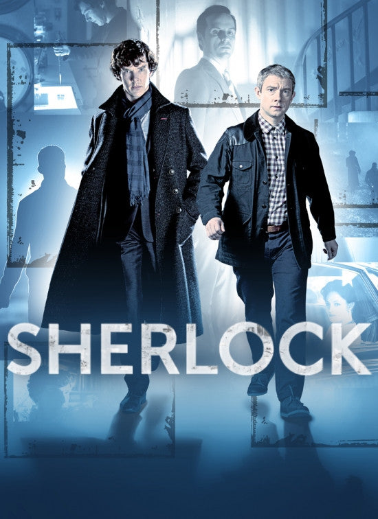 Sherlock Blue Rolled Poster Print (24 x 36)