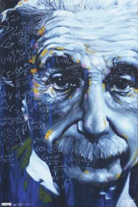 Einstein - Artistic Formulas Poster Print by Stephen Fishwick