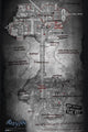 Batman Origins Map of Gotham City Rolled Poster Print