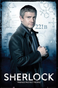 Sherlock - Watson Poster Print featuring Martin Freeman (22x34)
