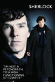 Sherlock Sociopath Poster Print - 22x34 Rolled Art