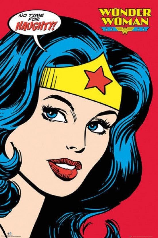 Wonder Woman Naughty Poster Print - Rolled Poster 24x36