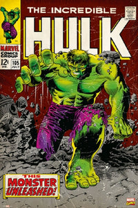 Marvel Hulk Comic Book Cover Poster Print - 22x34