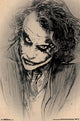 Batman Joker Sketch Poster Print - 22x34 Rolled Art