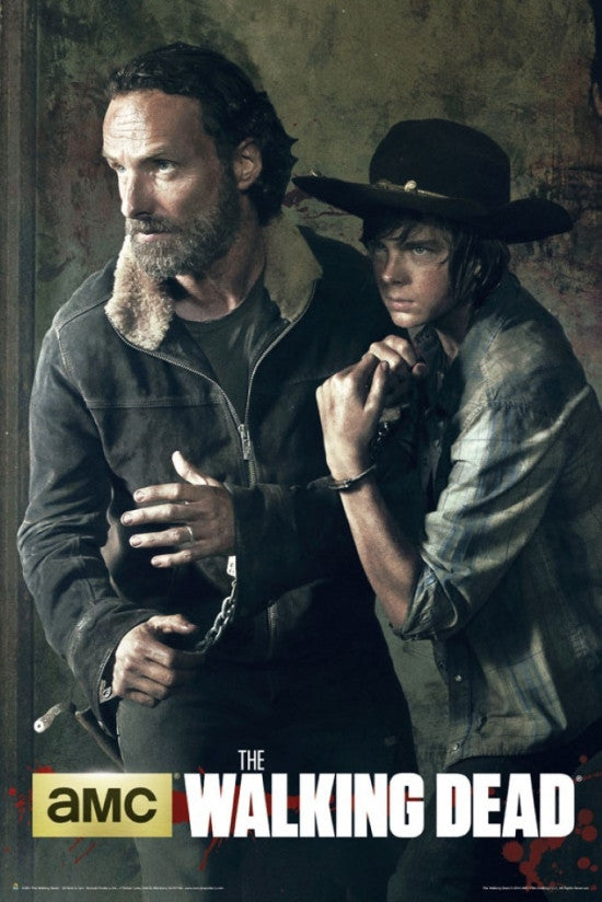 Walking Dead Rick & Carl Poster Print 24x36