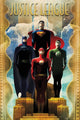 Justice League Team Art Deco Rolled Poster Print