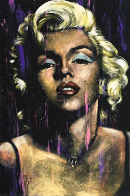 Marilyn Monroe Candle in the Wind Poster Print by Fishwick