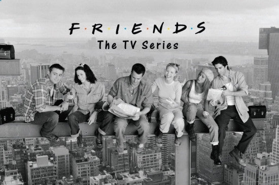 Friends - On a Skyscraper Rolled Poster Print