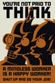 Futurama Don't Think Poster Print (24x36) - Rolled Poster