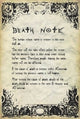 Death Note Rules Poster Print - 22x34 Rolled Art