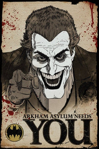 Batman Comic Joker Wants You Poster Print - 22x34
