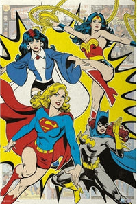 DC Super Heroines Poster Print - 22x34 Rolled Artwork