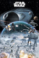 Star Wars Battle Poster Print - 24x36 Rolled Art