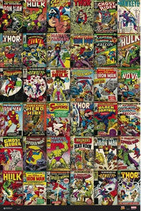 Marvel Comic Book Covers Poster Print - 24x36 | Posterazzi