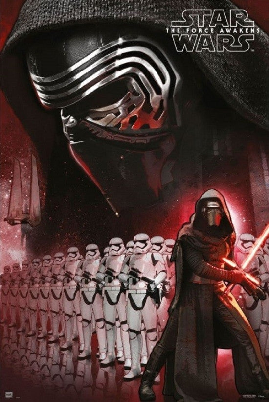 Star Wars The Force Awakens Kylo Ren Rolled Poster Print