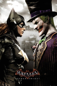 Batman Arkham Knight - Batgirl and Joker Rolled Poster Print