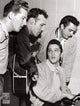 Million Dollar Quartet Poster Print Featuring Elvis, Cash, Lewis & Perkins