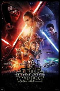 Star Wars Episode 7: The Force Awakens One Sheet Poster Print