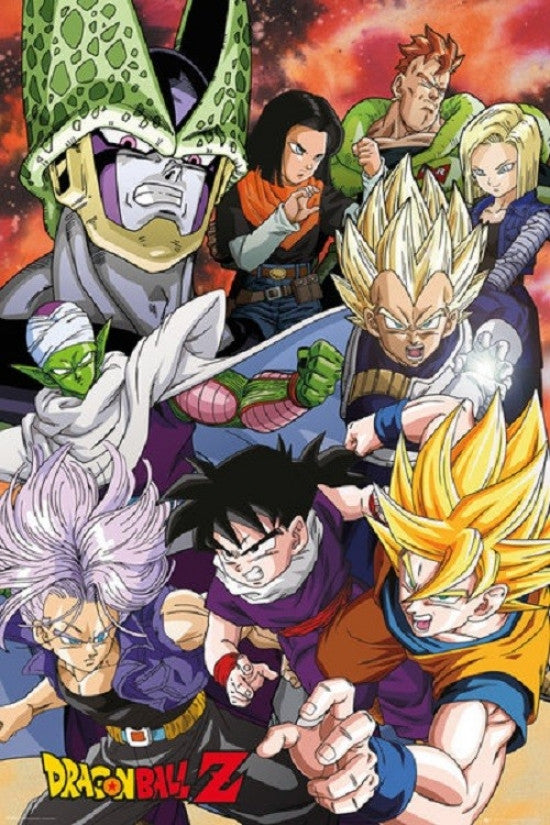 Dragon Ball Z Perfect Cell Saga Poster Print - 24x36