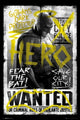 Batman vs Superman - Hero Wanted Poster Print 22x34