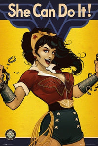 DC Comics Wonder Woman She Can Do It Poster Print - 24x36