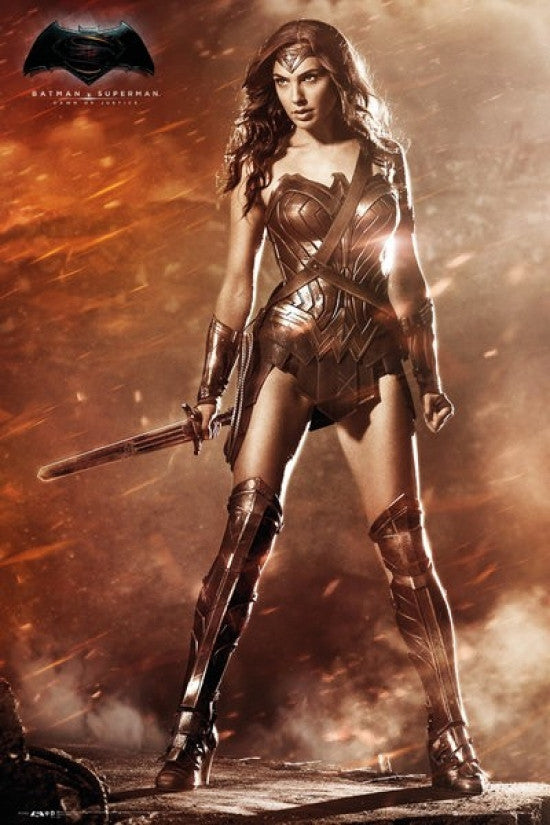 Batman vs. Superman - Wonder Woman Rolled Poster Print