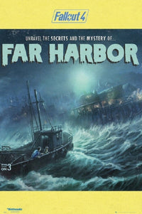 Fallout 4 Secrets of Far Harbor Rolled Poster Print