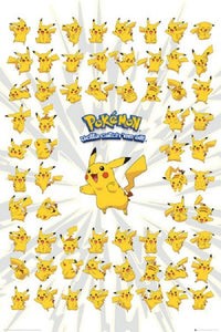 Pikachu Emojis Poster Print - Pokemon Art | Posterazzi