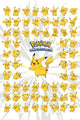 Pikachu Emojis Poster Print - Pokemon Art | Posterazzi