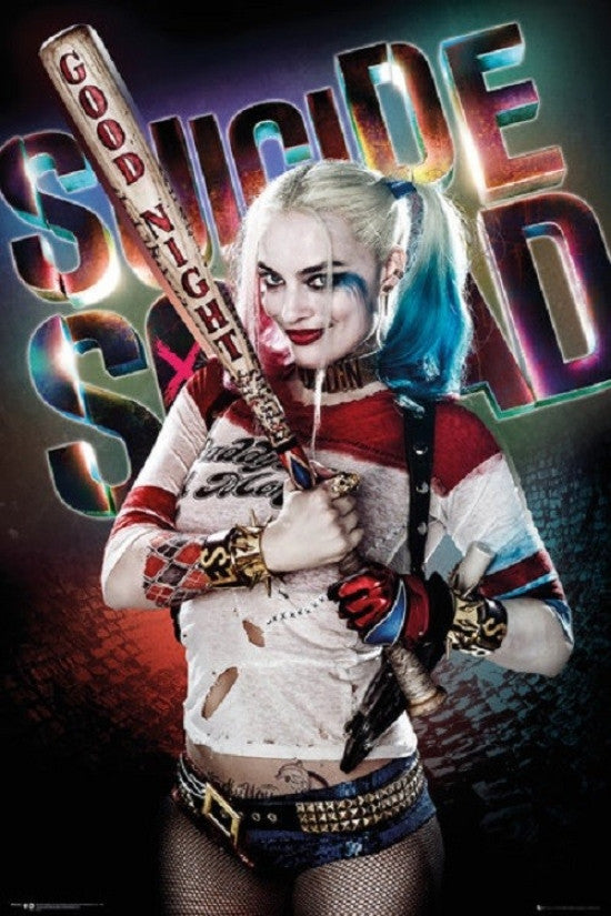 Harley Quinn Good Night Poster Print from Suicide Squad