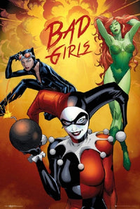 DC Comics Bad Girls Harley Quinn Bomb Poster Print 22x34