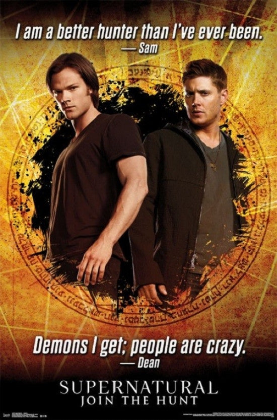 Supernatural Quotes Poster Print - 22x34