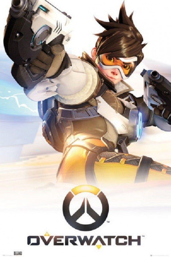 Overwatch Tracer Poster Print - 22x34 Rolled Poster