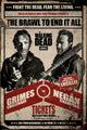 Walking Dead Grimes vs Negan Rolled Poster Print - 22x34