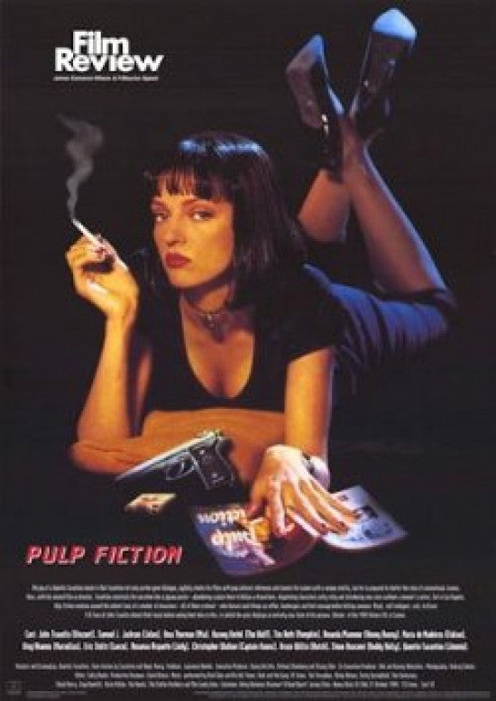 Pulp Fiction Film Review Poster Print - 22x34